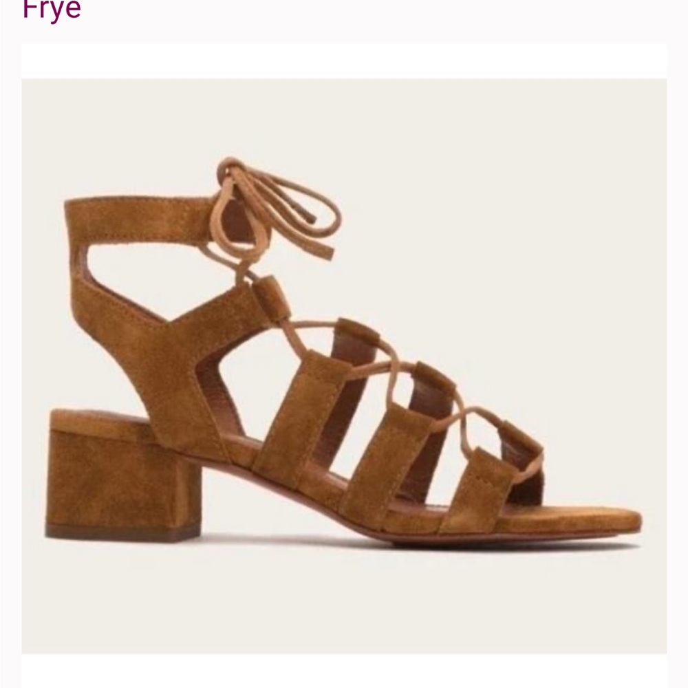 Frye Chrissy Cognac Lace-up size 5.5